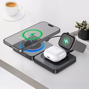 Blavec Induction charger BQI-04 Qi 15W magnetic Magsafe 3 in 1 UniCharge (BQI04-QIMB) black