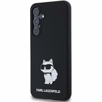 Karl Lagerfeld Silicone Choupette ümbris jaoks Samsung Galaxy A35 - must