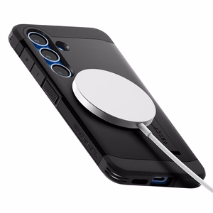 Spigen Tough Armor MagSafe ümbris jaoks Samsung Galaxy S25 - must
