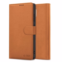 Tech-Protect Wallet Ümbris jaoks iPhone 16e - Brown