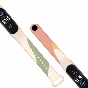 Rihm Moro rihm Xiaomi Mi Band 5 / 6 silikoonist rihmaga kella käevõru muster 5