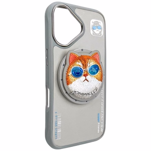 Nimmy Glasses Cool Cat MagSafe Ümbris jaoks iPhone 16 - Hall