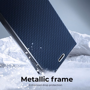 Flip чехол для Samsung A52 5G / A52 LTE ( 4G ) / A52s 5G Luna Book Carbon синий