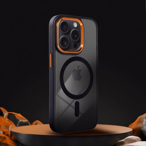 COLOR EDGE MAG COVER Ümbris compatible with MagSafe jaoks IPHONE 14 must kuldne