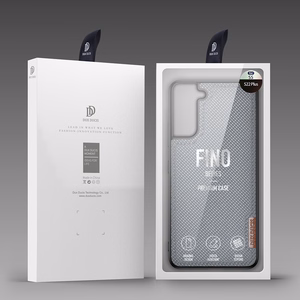 Dux Ducis Fino ümbris on valmistatud nailonist Samsung Galaxy S22 + (S22 Plus) sinisele mudelile.