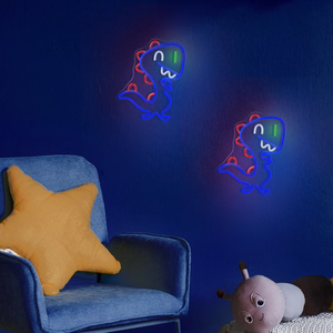 Neon PLEXI LED JURASSIC BABY DINO sinine FLNJ01 Forever Light
