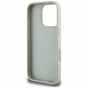 Guess Grained Big 4G Logo Small Classic Logo ümbris jaoks iPhone 16 Pro Max - roheline