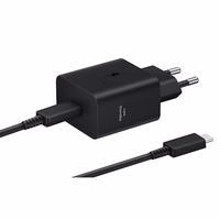 Laadija Samsung EP-T4511XBEGEU 45W + USB-C to USB-C kaabel 1.8m must
