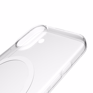 Puro Lite Mag TPU+PC Ümbris Compatible with MagSafe jaoks iPhone 17 - Läbipaistev with Valge Ring