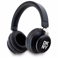 DKNY Metal Logo Bluetooth Over-Ear Kõrvaklapid - Must