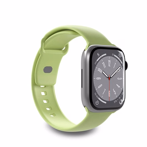 Puro ICON elastne rihm Apple Watch 38 / 40 / 41 / 42 mm kellale, suurused S/M ja M/L, Matcha Green värvitoonis