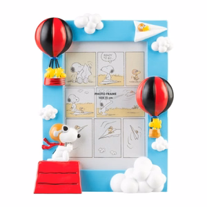 Snoopy 3D-pildiraam 10 × 15 cm fotole