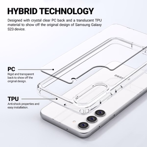 Crong Crystal Shield Cover ümbris seadmele Samsung Galaxy S23+, läbipaistev