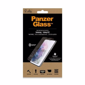 PanzerGlass E2E Microfracture antibacterial glass jaoks Samsung Galaxy S22 - with must raamiga