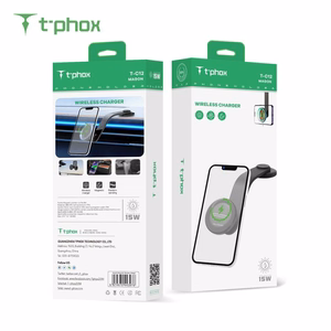 T-PHOX MAG ON 15W MAGNETIC WIRELESS CAR MOUNT BLACK