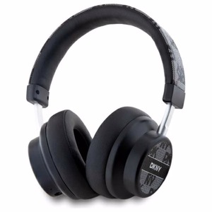 DKNY Checkered Pattern juhtmevabad kõrvapealsed Bluetooth 5.3 kõrvaklapid, mustad