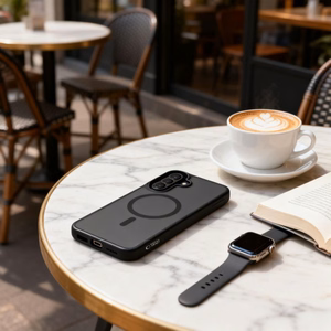 Tech-Protect Magmat MagSafe Ümbris for Samsung Galaxy A57 5G - Semi-läbipaistev