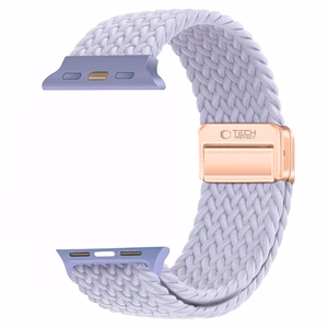 Tech-Protect Nylonmag Strap for Apple Watch 4 / 5 / 6 / 7 / 8 / 9 / SE (38 / 40 / 41 mm) - Purple