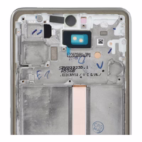 LCD Display jaoks SAMSUNG A53 A536 HARD OLED with frame hõbedane