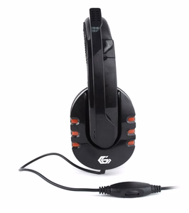 Gembird GHS-402 mängu kõrvaklapid juhtmega peapaelaga mustad