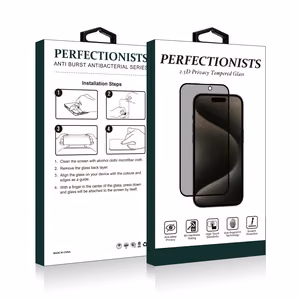 Tempered klaas 2.5D Privaatsus Perfectionists Apple iPhone 15 Pro must