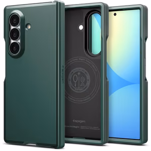 Spigen Tough Armor Pro MagFit MagSafe ümbris mudelile Samsung Galaxy Z Fold 8 Ultra – tumeroheline