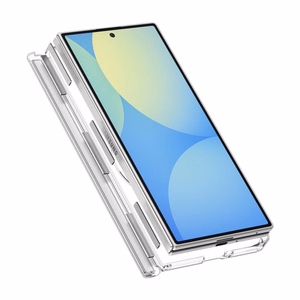 Spigen AirSkin Zero MagFit ümbris Samsung Galaxy Z Fold8 Ultra telefonile – läbipaistev ja valge