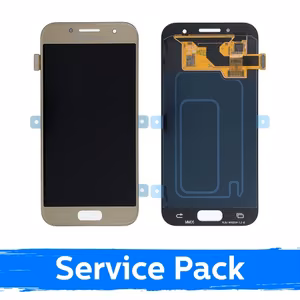LCD ekraan ühilduv Samsung A320 2017 A3 kuldne (Service Pack)