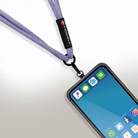 FORCELL F-DESIGN S10X165 crossbody phone lanyard with adjustable length (max 82,5cm in the loop) hall purple