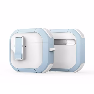 DUX DUCIS PECP - TPU+PC protective case jaoks AirPods 4 valge sinine