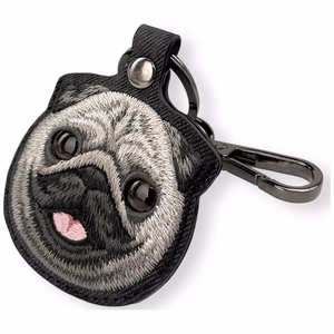 Nimmy New Big Eyed Pet 2.0 suurte silmadega koera kujuline jälgimisseadme ümbris – must