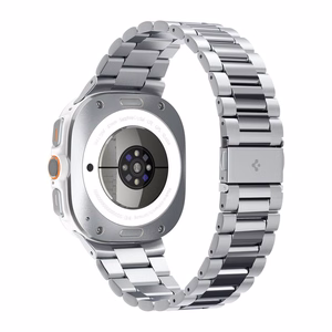 Spigen Modern Fit Band metallrihm Samsung Galaxy Watch Ultra 47 mm kellale, hõbedane