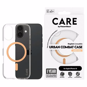 CARE by PanzerGlass Flagship Ümbris iPhone 16 6.1" peach/peachy MagSafe 1373