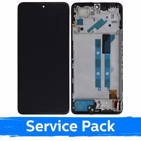 LCD Ekraan Ühildub Xiaomi Redmi Note 11 Pro / Poco X4 Pro 5G Must Koos Frame (Service Pack)