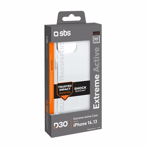 SBS D3O Ümbris jaoks iPhone 14 / 13 - läbipaistev