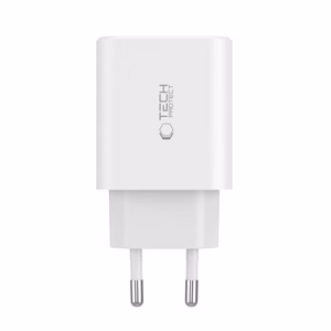 Tech-Protect NC30W laadija 2x USB-C PD 30W / USB-A QC 3.0 - valge