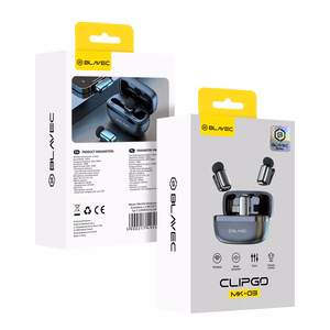 Blavec Lavalier mikrofonid x 2 MK-03 ClipGo Type C (LMMK03-S) hõbedane