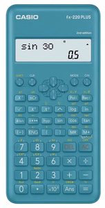 CASIO teaduskalkulaator FX-220PLUS-2 sinine, 12-kohaline ekraan