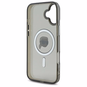 Karl Lagerfeld IML Metal Karl Head MagSafe iPhone 16 Plus Ümbris - must