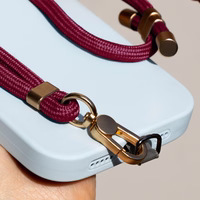 Universal phone strap Elegant maroon