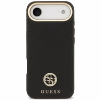 Guess Grained Strass Logo MagSafe ümbris jaoks iPhone Air - must