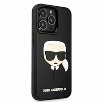 Karl Lagerfeld 3D kummist Karl's Head ümbris iPhone 13 Pro / iPhone 13 jaoks - must
