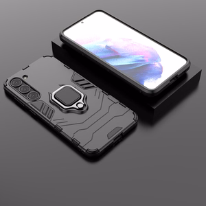Ring Armor ümbris jaoks Samsung Galaxy S23+ armored cover magnetic holder ring must