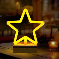 Neon Wood alus LED STAR soojavalge FLNW04 Forever Light