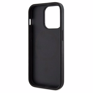 Guess 4G Printed Stripes MagSafe чехол для iPhone 15 Pro Max - чёрный
