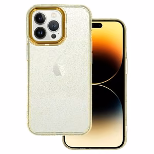Tel Protect Gold Glitter ümbris iPhone 14 kuldne