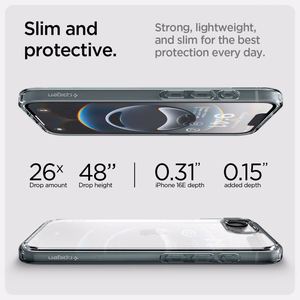 Spigen Ultra Hybrid Ümbris jaoks iPhone 16e - Hall