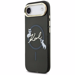 Karl Lagerfeld IML Choupettes Karl Script Logo MagSafe iPhone Air Ümbris - must