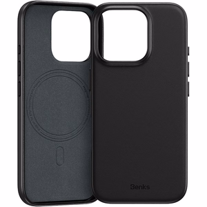 Benks Magnetic Vita Pro силиконовый Чехол для Iphone 16 Pro чёрный