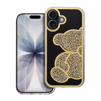 TEDDY BEAR Ümbris jaoks IPHONE 17 kuldne